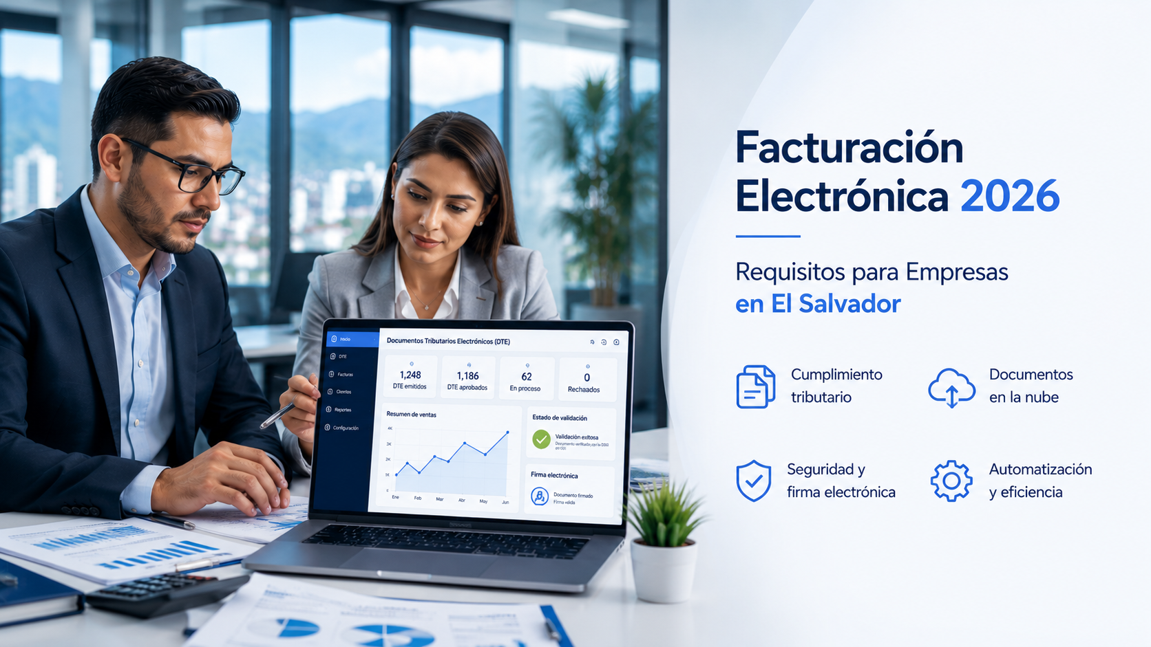 Empresarios implementando facturación electrónica y Documentos Tributarios Electrónicos. Empresarios implementando facturación electrónica y Documentos Tributarios Electrónicos en El Salvador.