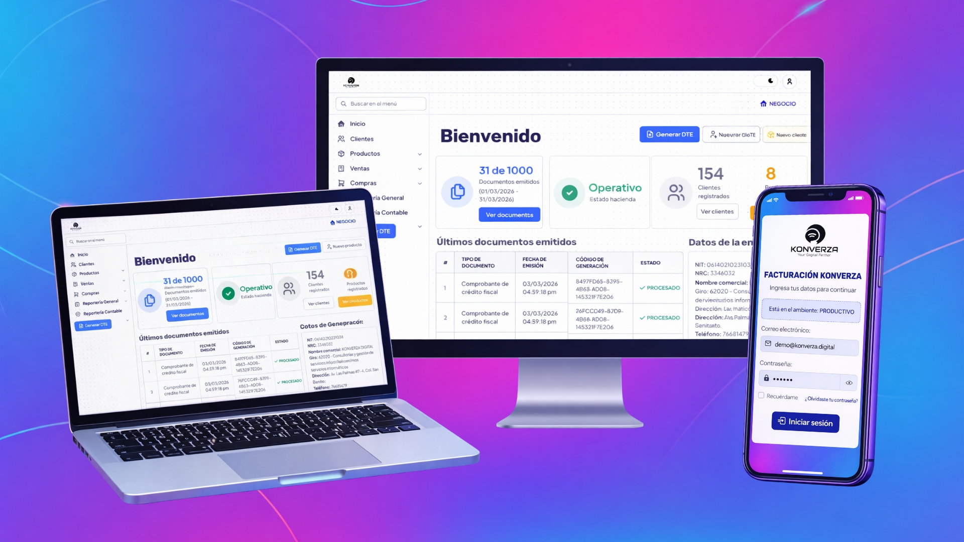 Facturaci&oacute;n electr&oacute;nica El Salvador